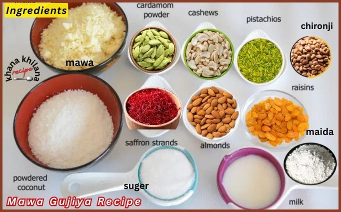 Mawa Gujiya Recipe