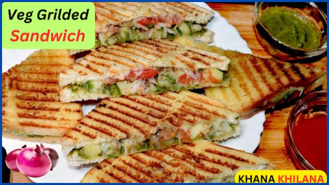 Homemade Veg Grilled Sandwich