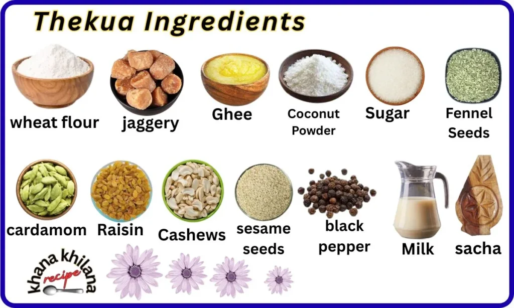 Thekua Recipe Ingredients