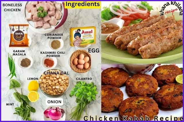 Chicken Kabab Recipe Ingredients