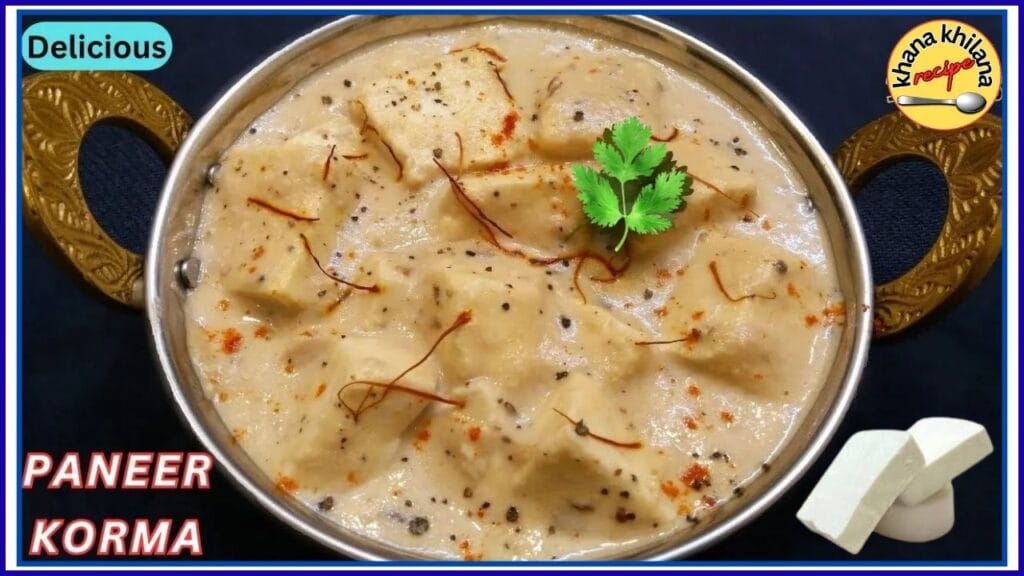 Creamy Paneer Korma Served in Bowl | क्रीमी और रिच पनीर कोरमा