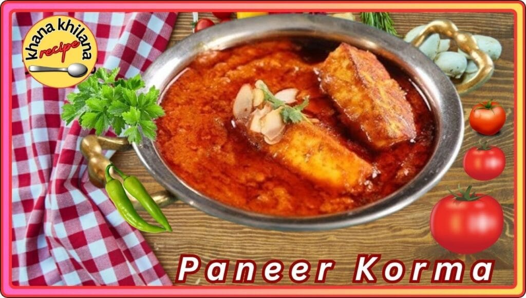 “Close Up Paneer Korma Texture | पनीर कोरमा की ग्रेवी और टेक्सचर का क्लोज़अप”