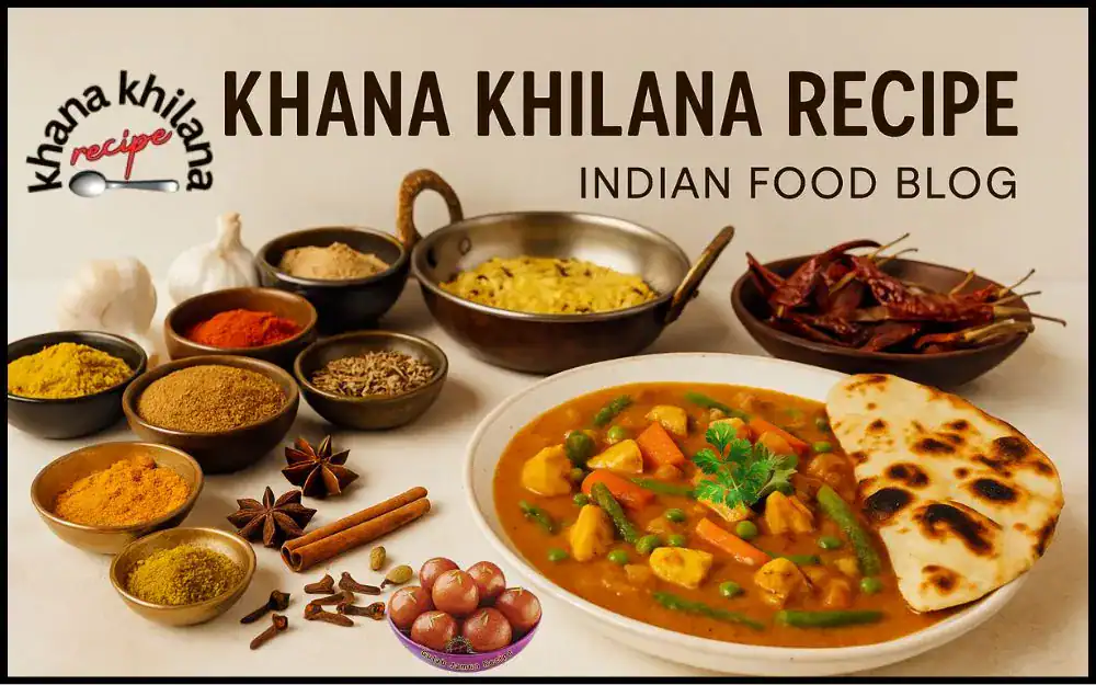 Khana Khilana Recipe – Indian Food Blog Homepage Banner