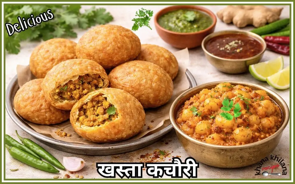 खस्ता कचौरी रेसिपी